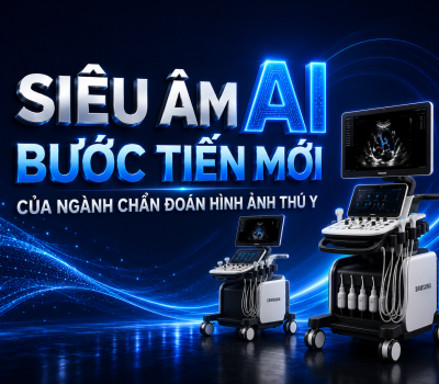 Siêu âm AI – Xu hướng công nghệ mới trong chẩn đoán hình ảnh thú y