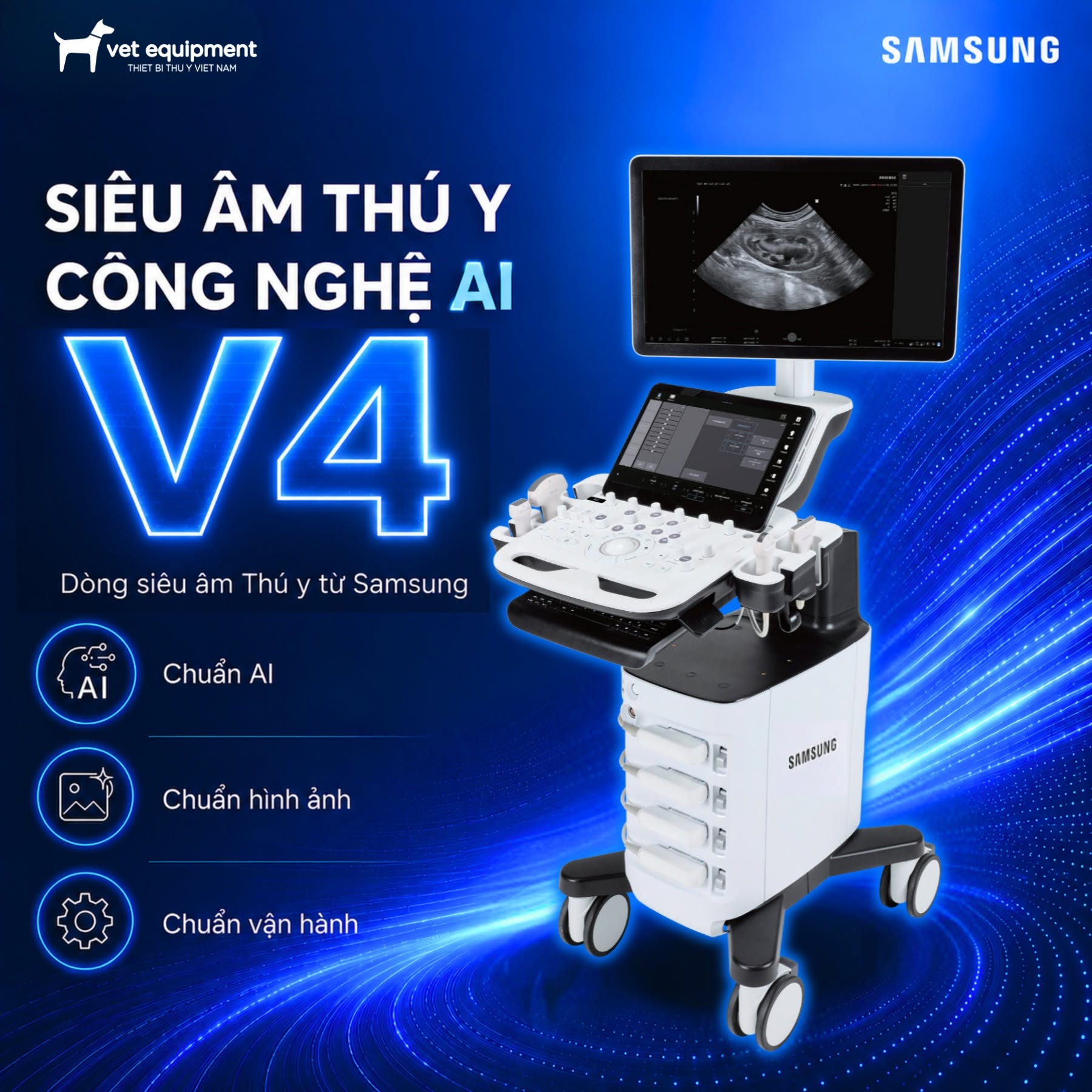 Siêu âm thú y SamSung V4