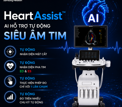 HeartAssist™ – Hệ thống(Ai) hỗ trợ nhận diện mặt cắt và tự động thực hiện các phép đo trong siêu âm tim