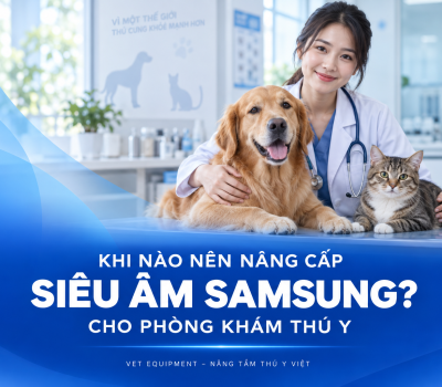 Khi nào nên nâng cấp lên siêu âm Samsung cho phòng khám thú y?